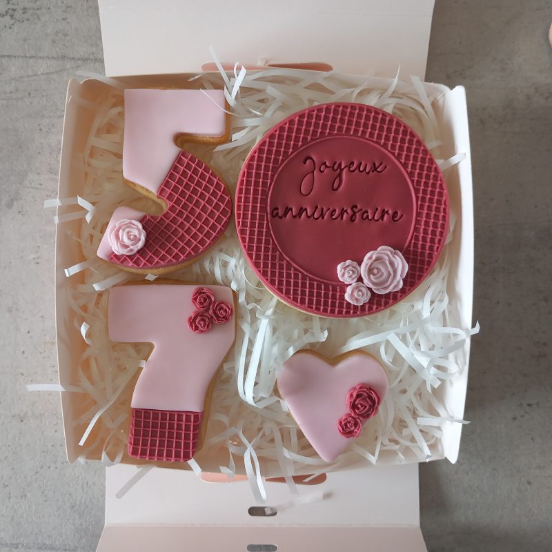 Cadeau d'anniversaire - Fleurs roses - Image 2