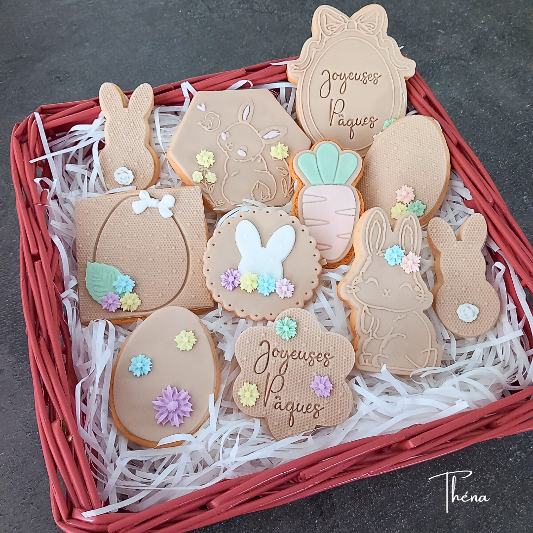 Biscuits personnalisés de Pâques